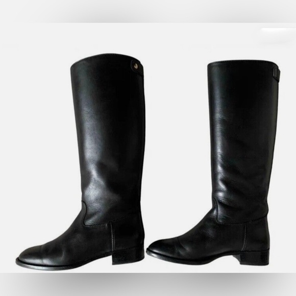 NWOT- J.Crew Black tall equestrian boots, 7.5 - excellent! - Picture 3 of 5